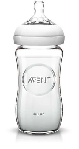 AVENT STAKLENA BOČICA ZA BEBE NATURAL 240ml