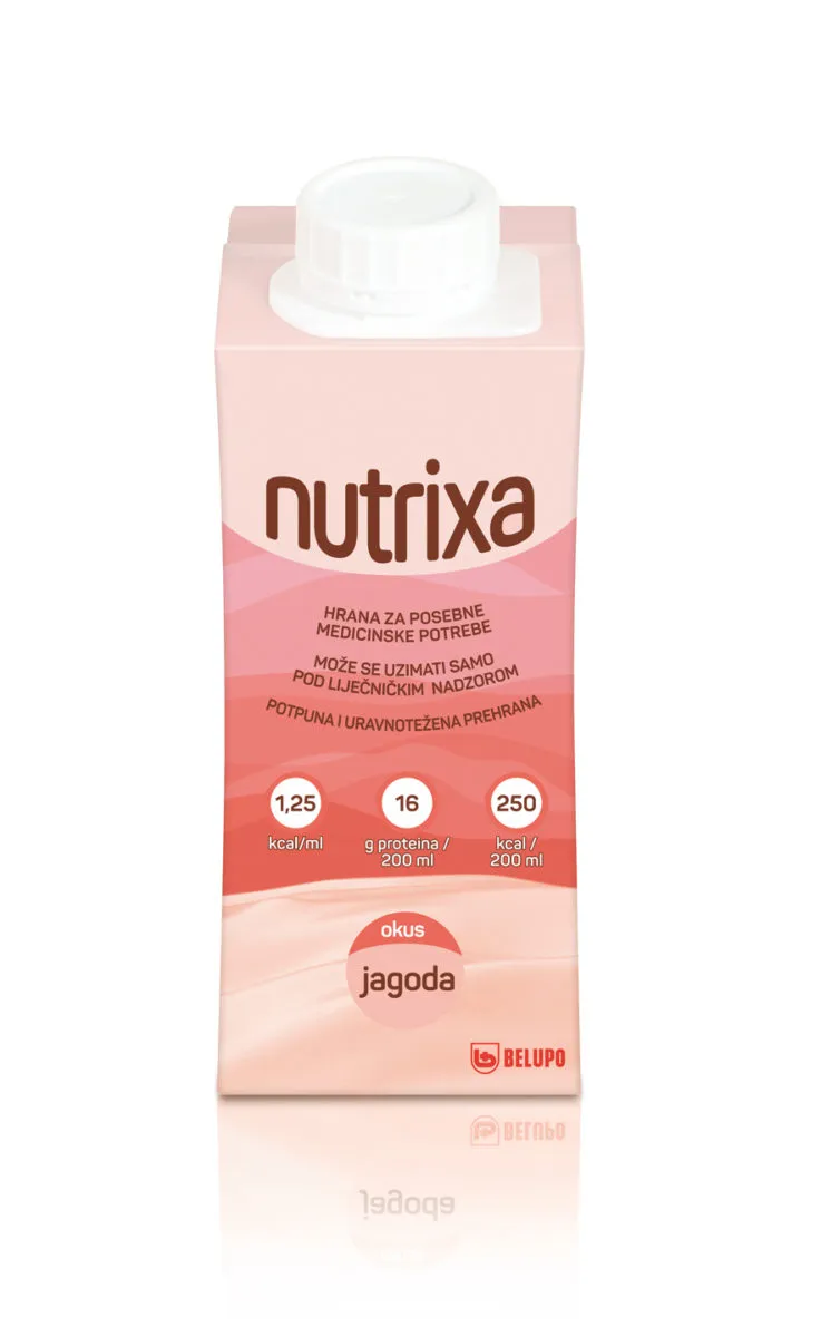 BELUPO NUTRIXA hrana za posebne potrebe, Okus jagode 200 ml
