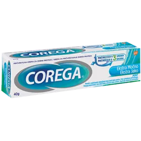 COREGA EKSTRA JAKO MINT 40g, Krema za pričvršćivanje zubnih proteza