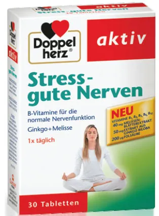 DOPPELHERZ AKTIV ANTISTRES tablete a 30, Dodatak prehrani za normalnu funkciju nerava