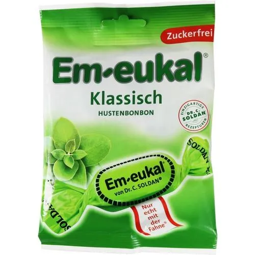 EM EUKAL Eukaliptuus Klasični 75g, Bombone za olakšavanje kašlja i promuklosti