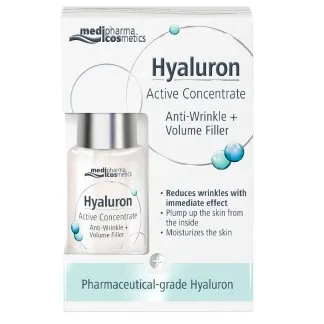 MEDIPHARMA COSMETICS Hyaluron aktivni koncentrat + volume filler protiv bora 13ml