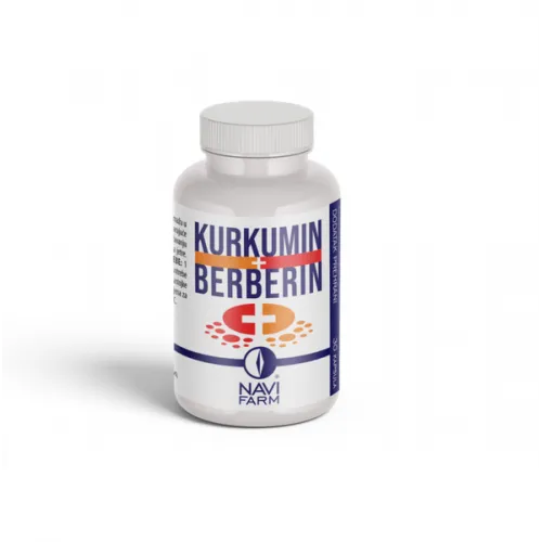 Navifarm Kurkumin + Berberin 30 kapsula