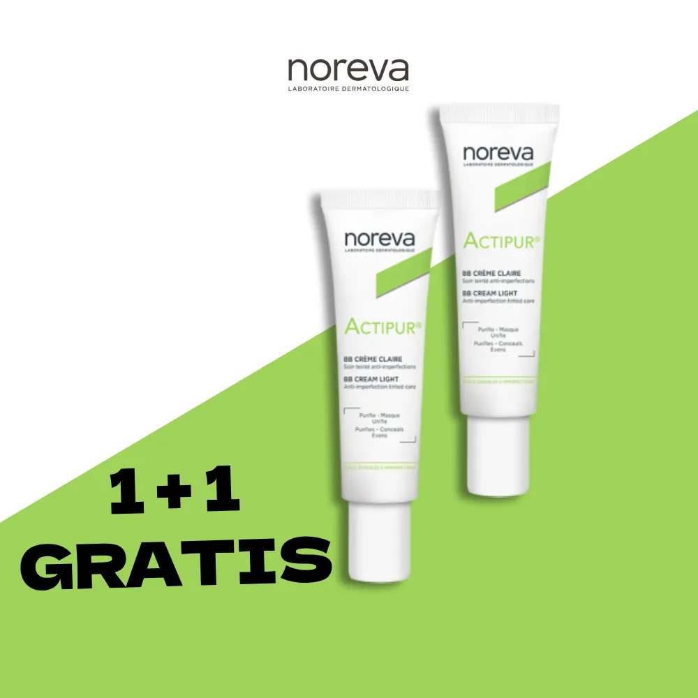 NOREVA Actipur BB LIGHT a30ml, Krema protiv nesavršenosti (1+1 GRATIS)