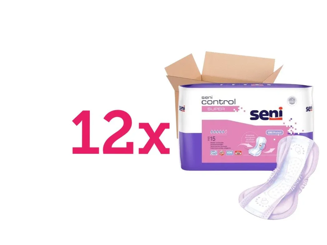 POSEBNA PONUDA: 12xSENI CONTROL SUPER ulošci a15/5kapi (Ukupno 180 uložaka)
