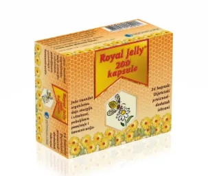 Royal Jelly 200 kapsule a 24, Dodatak prehrani s matičnom mliječi za jačanje imuniteta za djecu od 6 godina i odrasle