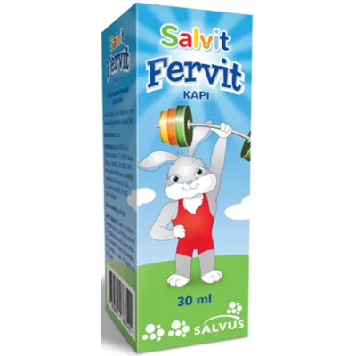 SALVIT FERVIT KAPI 30ML DODATAK PREHRANI SA ŽELJEZOM KOJE DOPRINOSI NORMALNOM KONGNITIVNOM RAZVOJU DJECE