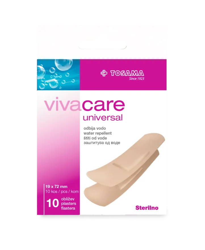 TOSAMA VIVACARE UNIVERSAL FLASTERI a10,Sterilan,štiti od vode,ugodan za kožu.