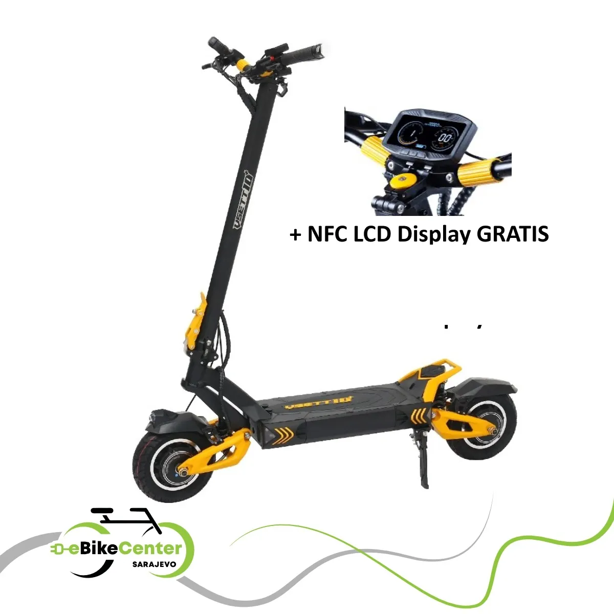 VSETT 10+ Električni romobil 2 x 1400W