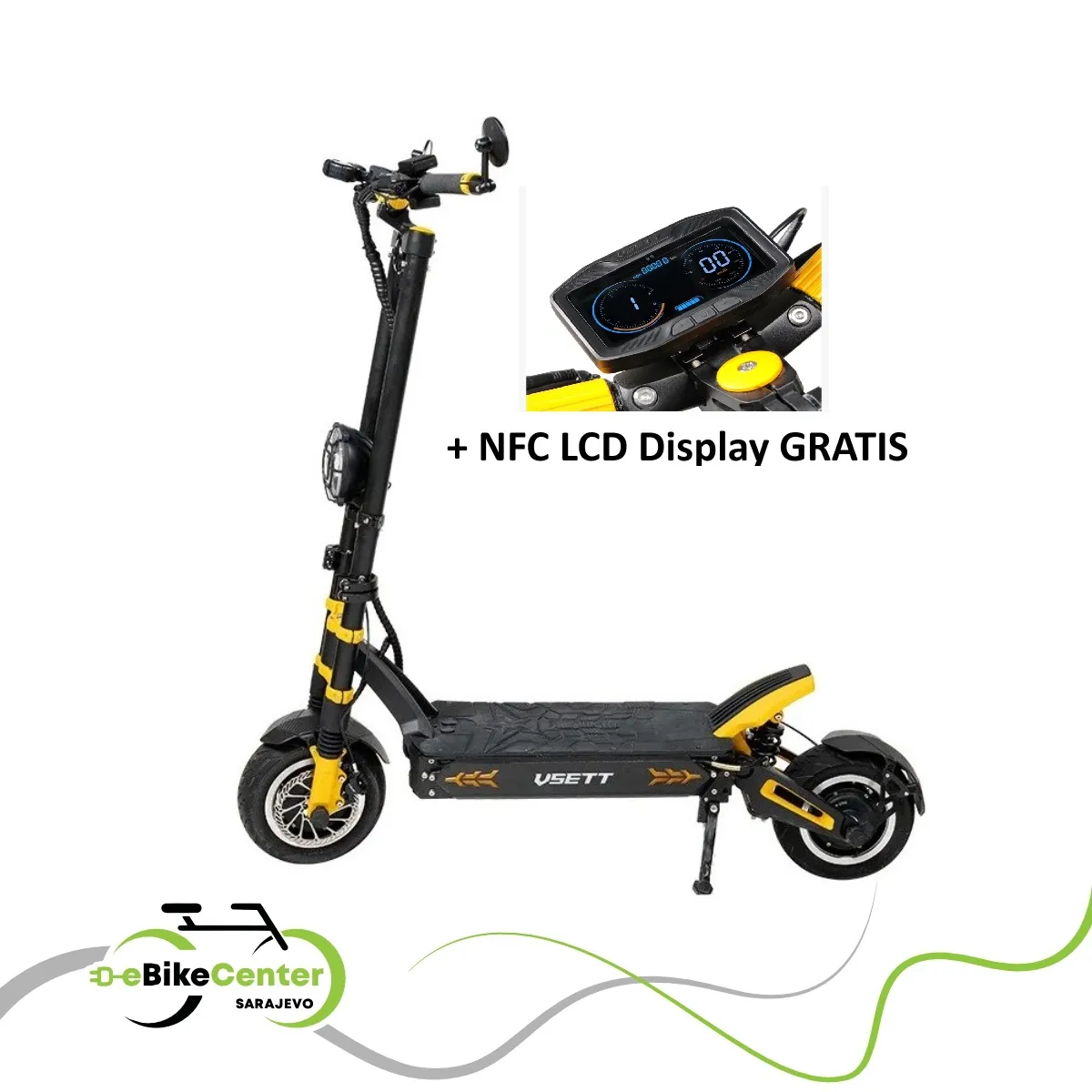 VSETT 11+ Super 72V Električni Romobil