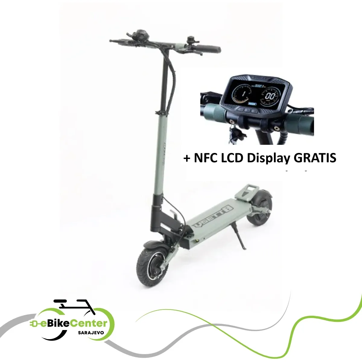 VSETT 8 Električni romobil 600W