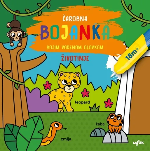 Čarobna bojanka - Životinje - bojanka za djecu