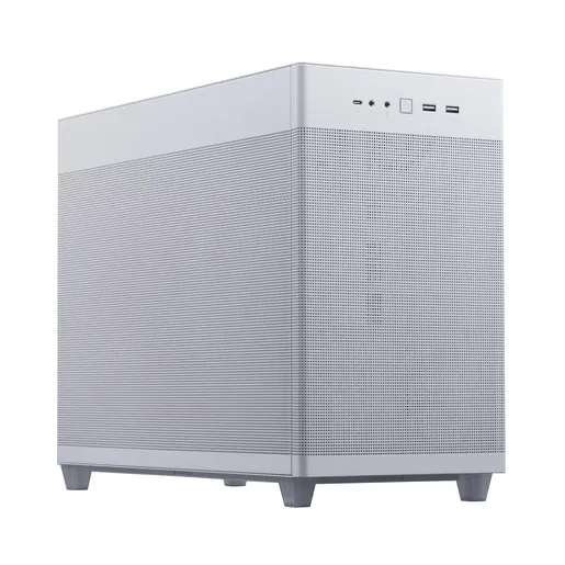 ASUS kućište Prime AP201 Case TG White MicroATX,tool-free side panels Tempered Glass