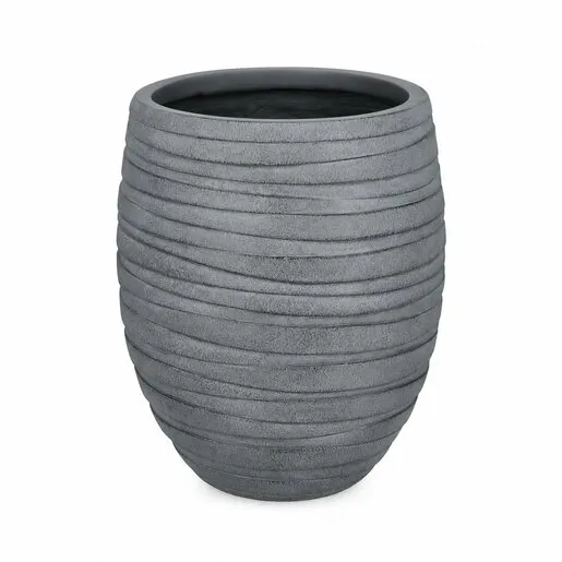 Bizzotto saksija Strips mala 25 × 31 cm, siva