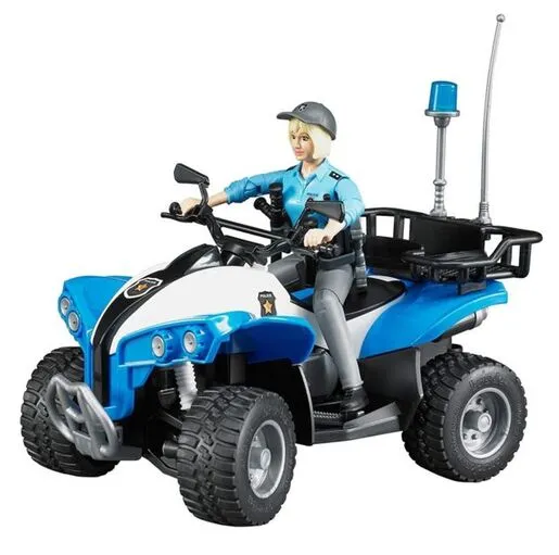 Bruder policijski jeep sa policajcem 63010