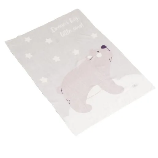 CANGAROO dekica za bebe Dreamy bear, Grey