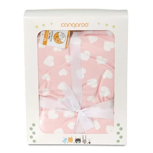 CANGAROO dekica za bebe Shaggy, Pink