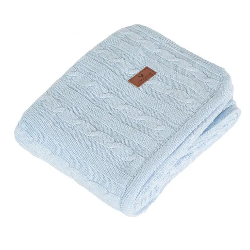 CANGAROO dekica za bebe Sherpy, Blue, 75 x 100 cm