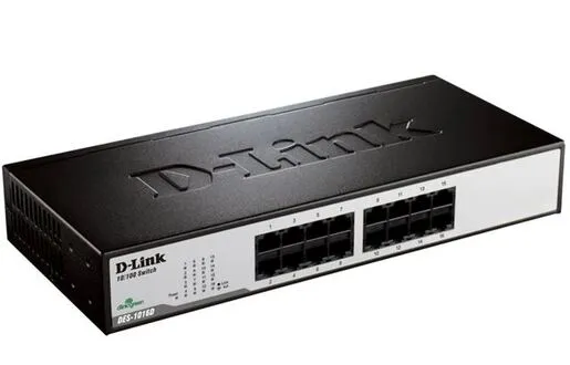 D-Link switch neupravljivi, DES-1016D/E
