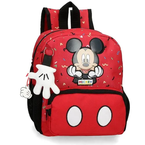 Disney školski ruksak 28 cm, Mickey Things, crveni