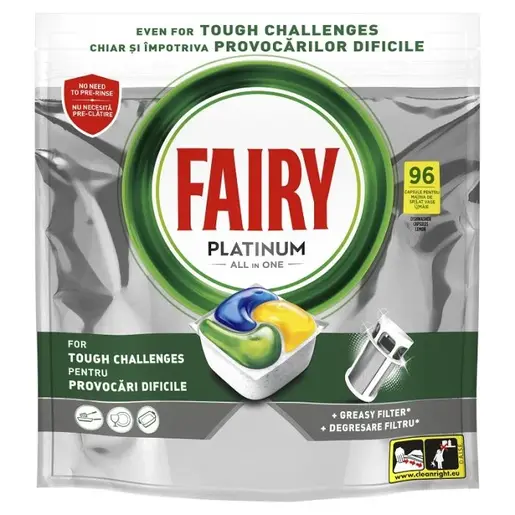 Fairy tablete za pranje posuđa Platinum 96 kom