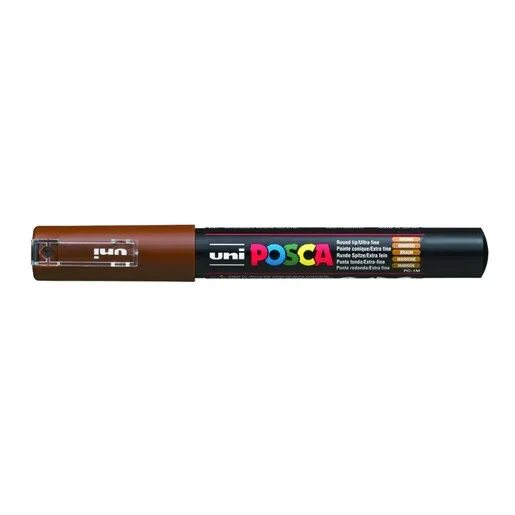 Flomaster marker Uni PC-1M Posca smeđi