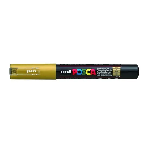 Flomaster marker Uni PC-1M Posca zlatni
