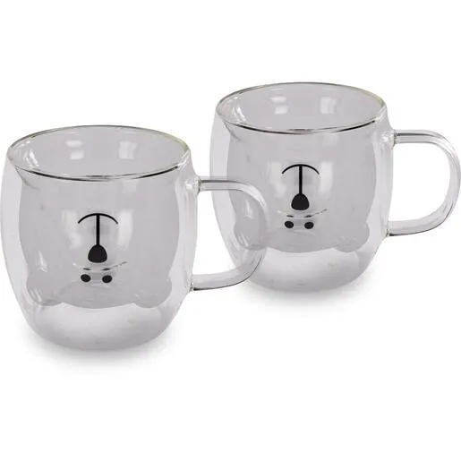 Lamart set termo čaša Vasso 250 ml / 2/1, borosilikatno staklo / LT9125
