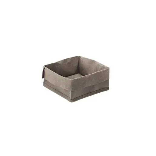 Leone košara 15 × 15 × 16 cm, maslinasta, celuloza / T0006.R