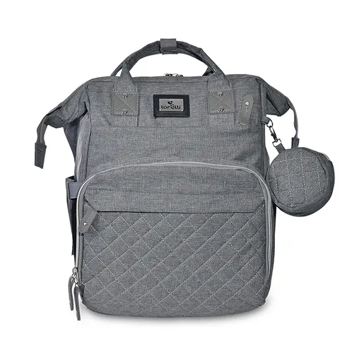 LORELLI torba za mame Danny ruksak Grey