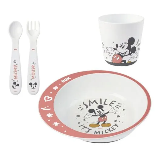 NUK Disney Mickey Mouse set za jelo, 9+ mj.