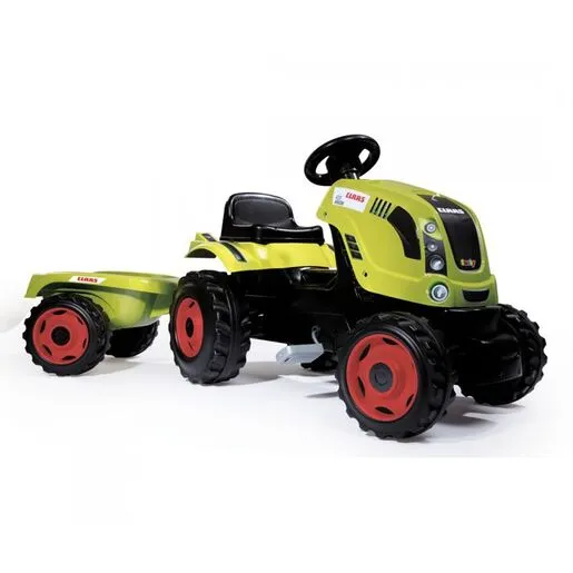 Smoby Claas Farmer dječiji traktor na pedale s prikolicom