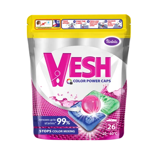 VESH Color Power kapsule za pranje veša 26 kom