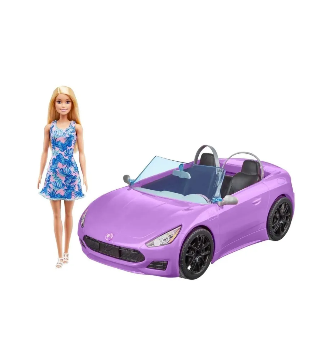 Lutka Barbie i autić kabriolet HBY29