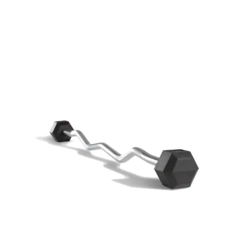 Dvoručni EZ hexagon teg FIXED BARBELL