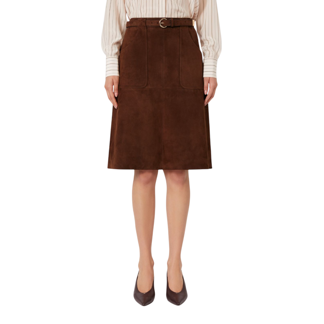 MAX MARA STUDIO ŽENSKA KOŽNA SUKNJA  47231