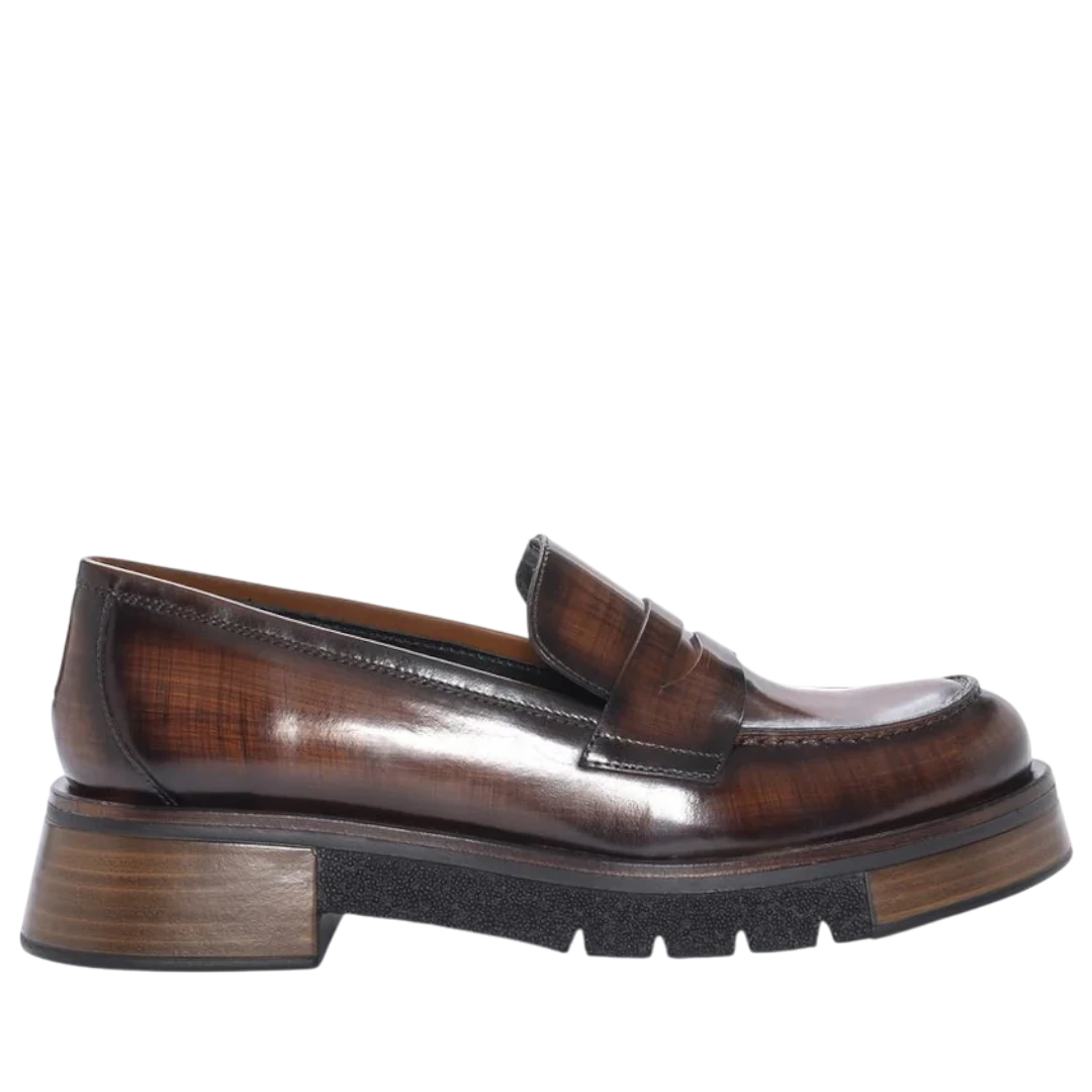 PONS QUITANA ŽENSKE MOKASINE SMEĐA 45152