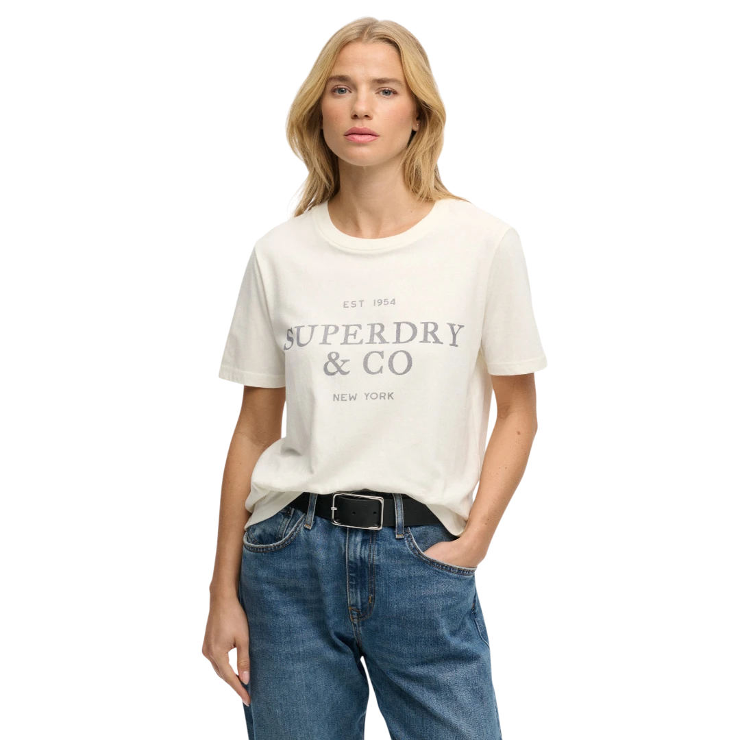SUPERDRY ŽENSKA MAJICA BEŽ 47808