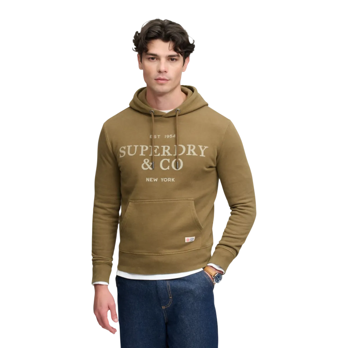 SUPERDRY MUŠKA DUKSERICA SMEĐA 53077