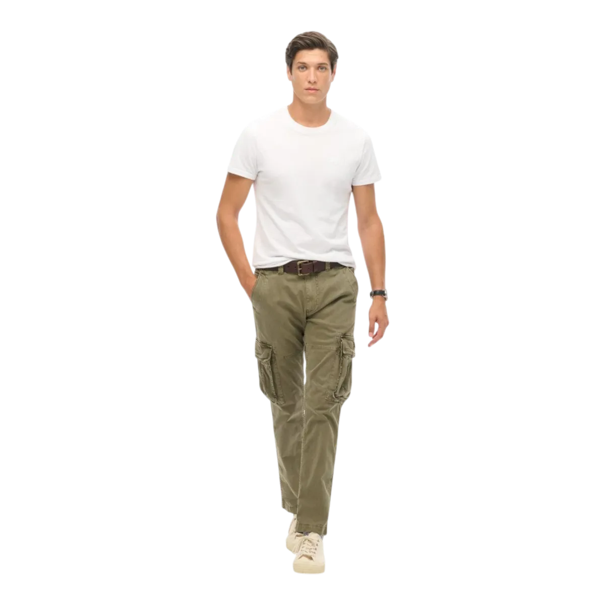 SUPERDRY MUŠKE PANTALONE MASLINASTA 52894