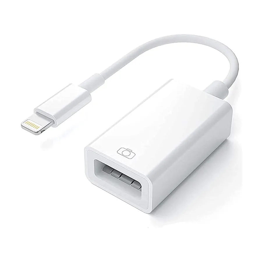 IPHONE OTG CABLE IPHON- LIHTING TO USB CAMERA ADAPTER 10 cm
