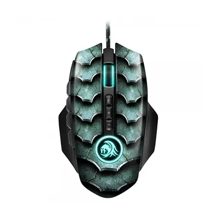 Miš SHARKOON gaming Drakonia II Green Mouse 15000 dpi, 12 buttons, USB