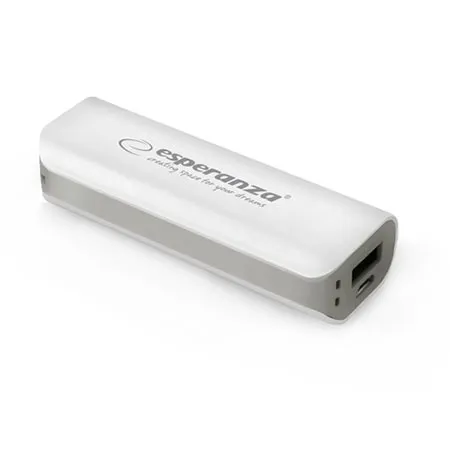 PowerBank ESPERANZA JOULE, 2200mAh, WHITE/GREY, EMP103WE