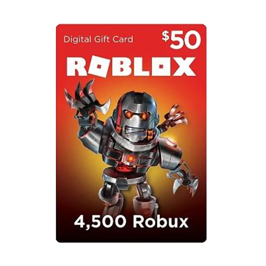 Roblox 50$ – 4500 Robux (USA)