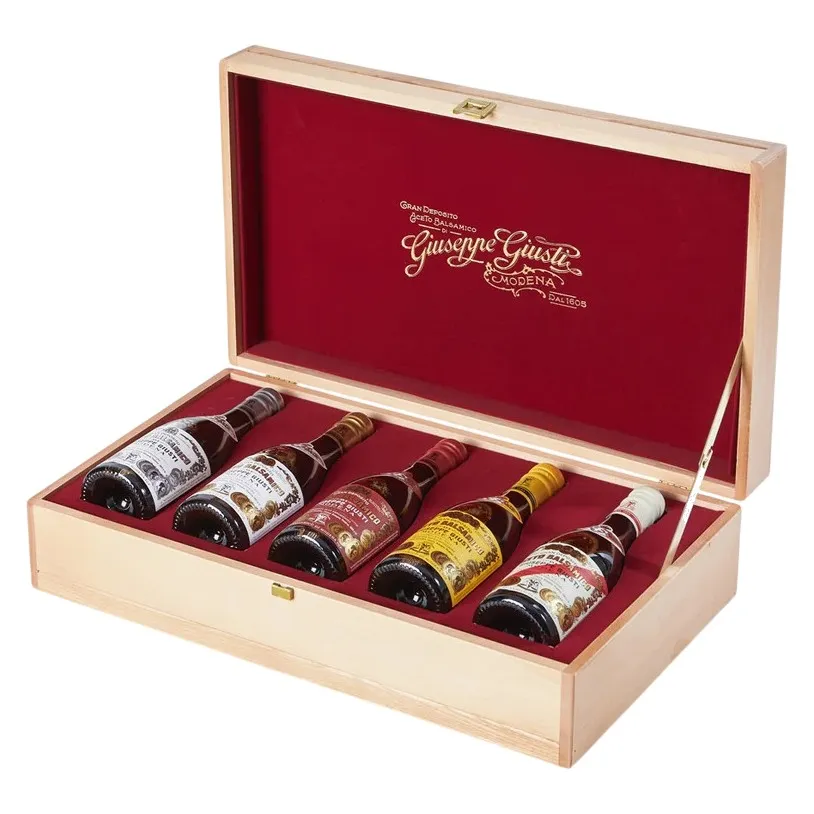 Balsamico ocat Giuseppe Giusti di Modena Collection 5x250ml u drvenoj kutiji