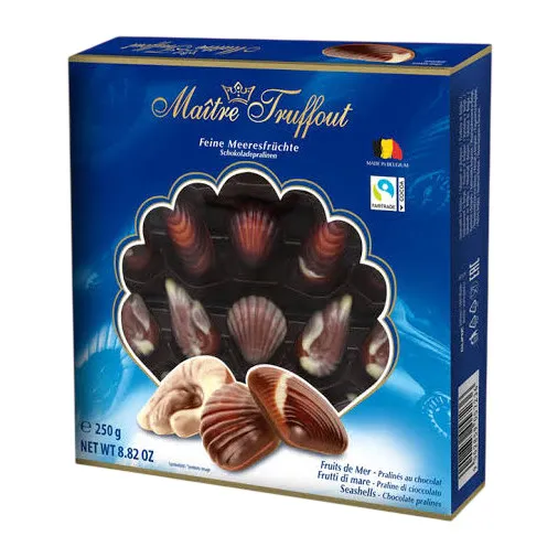 Bombonijera Maitre Truffout Školjke 250g