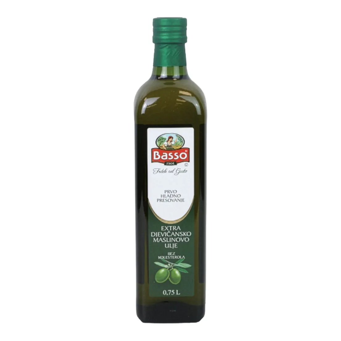 Maslinovo ulje extra djevičansko Basso 0,75L