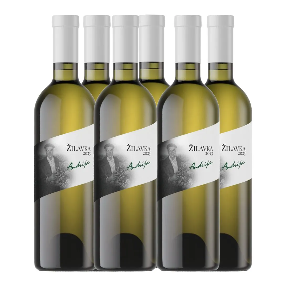 Set Žilavka Andrija kvalitetna 6×0,75L