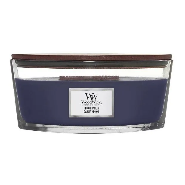 Svijeća WoodWick Hinoki Dahlia Elipsa (do 80 sati)