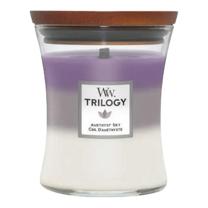 Svijeća WoodWick Trilogy Amethyst Sky (do 100 sati) 1707527E
